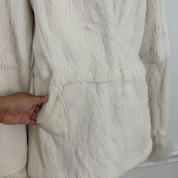 Running Wild Jacket "The Stampede Collection" Penny Lane Coat White Fur Boho - Picture 5 of 13
